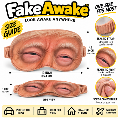 FakeAwake™ Sleepy President Mask