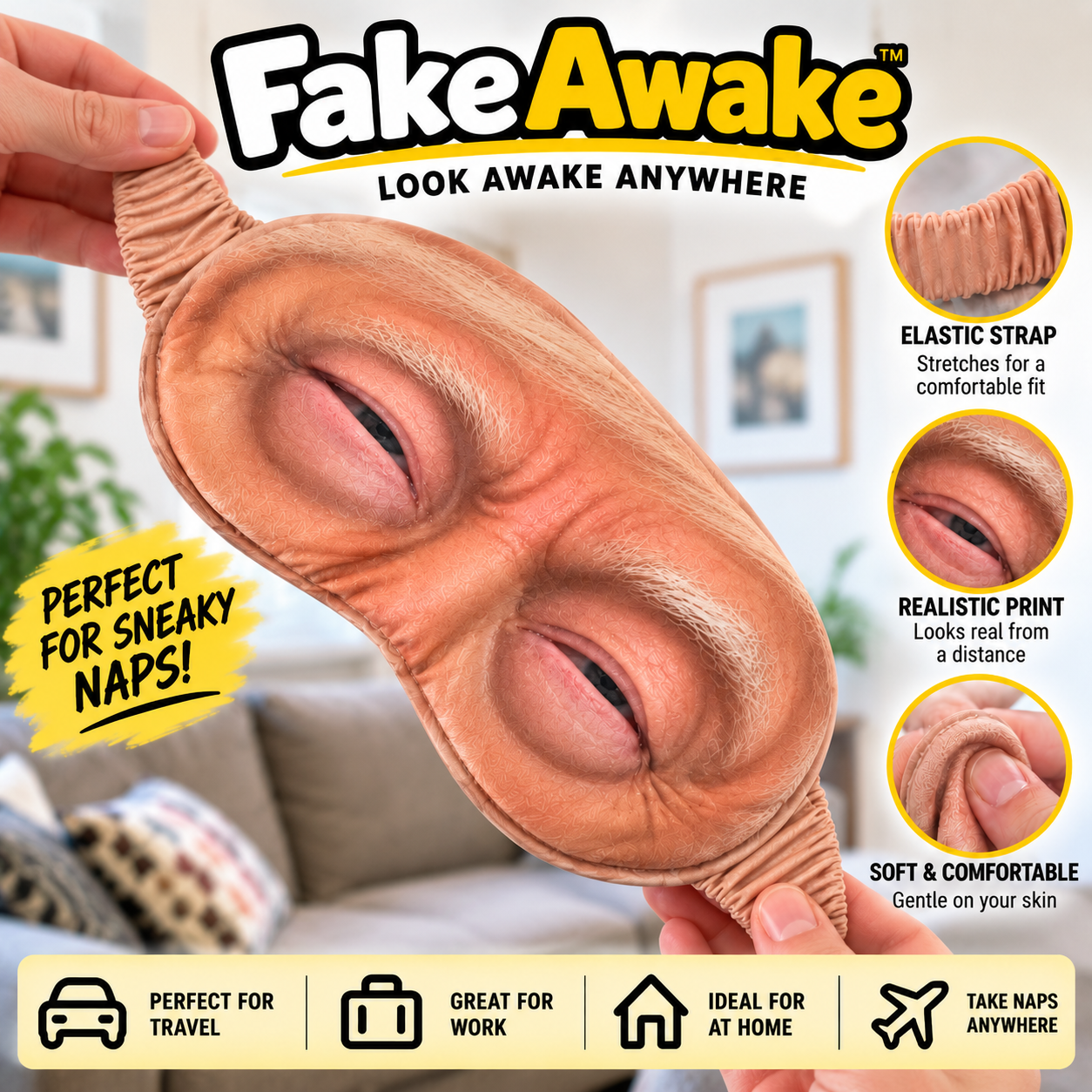 FakeAwake™ Sleepy President Mask
